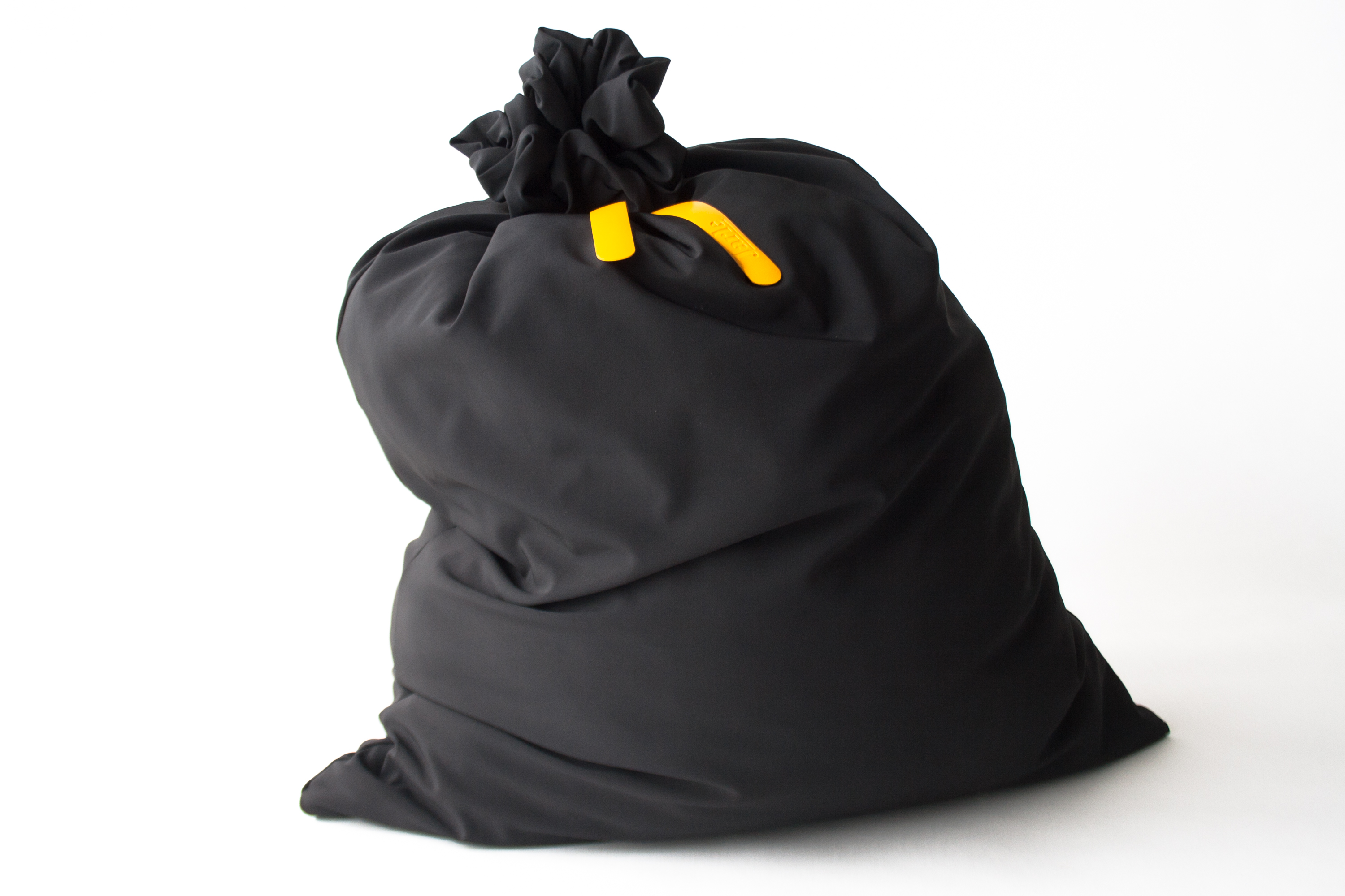 Garbage Pillow, a pillow that looks like a garbage bag. Comfortable trash. Designed by Jarle Veldman